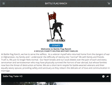 Tablet Screenshot of battleflagranch.com